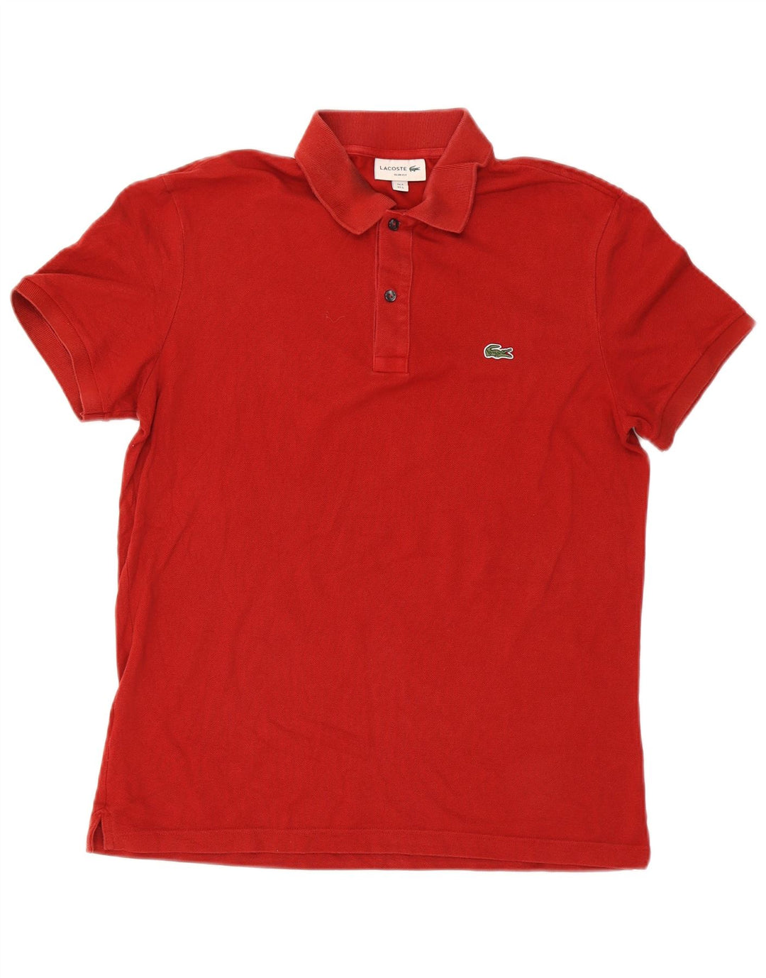 Lacoste Polo Slim Fit para Hombre Talla 5 Grande Rojo