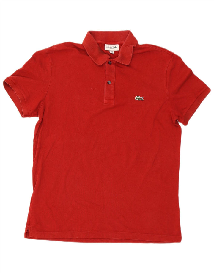 Lacoste Polo Slim Fit para Hombre Talla 5 Grande Rojo