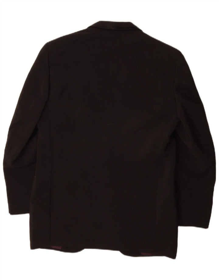 San Babila Chaqueta tipo blazer Milano de 1 botón para hombre UK 40 Large Black