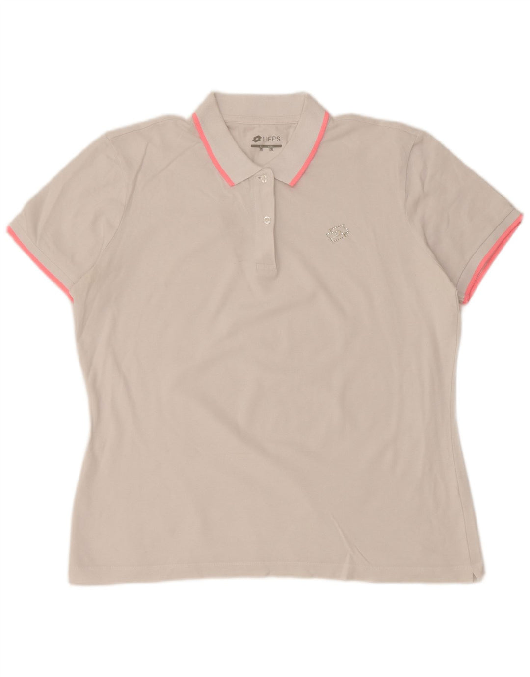 Polo LOTTO para mujer ES 39 2XL Blanco