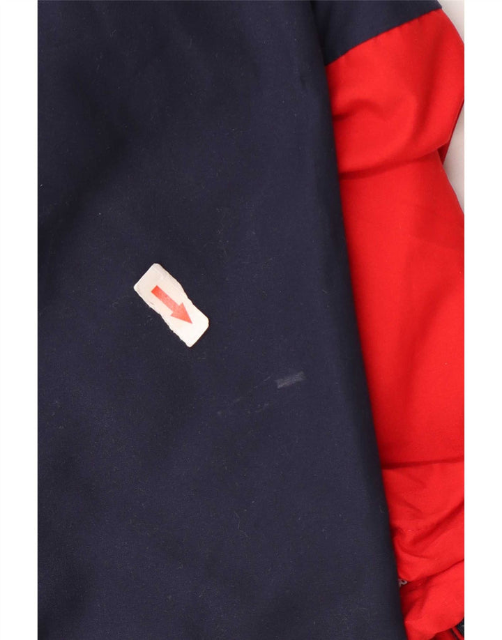 Fila Mens Graphic Hooded Chándal Top Chaqueta Medium Azul Marino Colorblock
