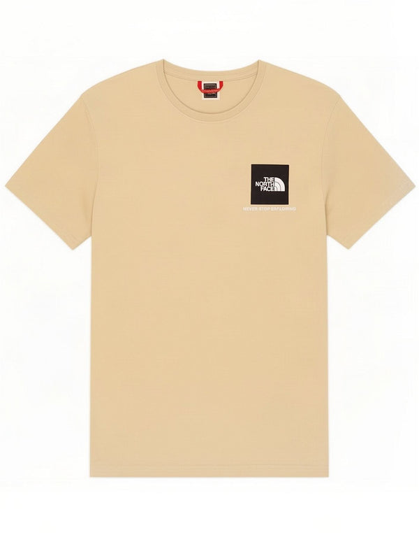 Camiseta The North Face Hombre Top Small Beige Algodón