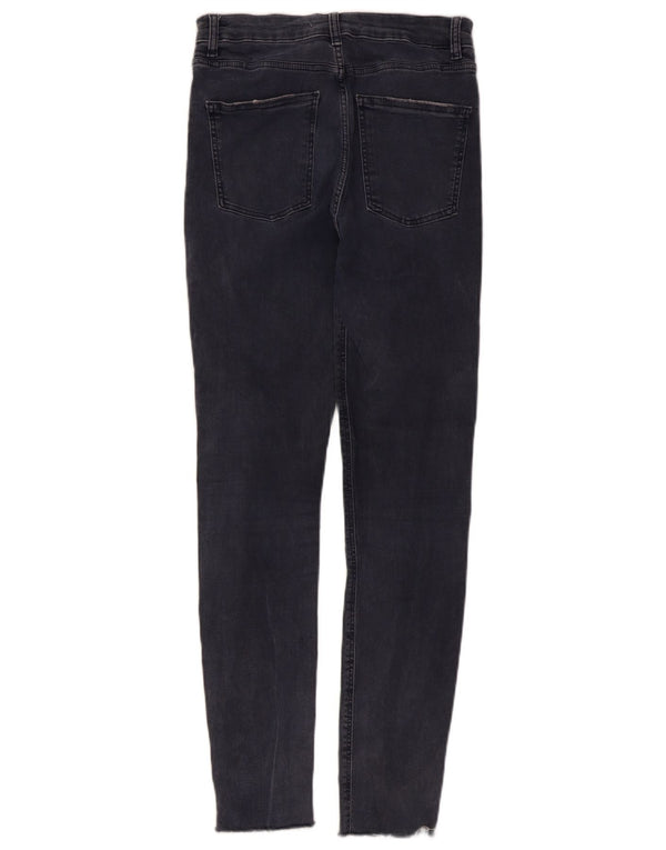 Zara Vaqueros pitillo para mujer EU 38 Small W28 L27 Algodón azul marino