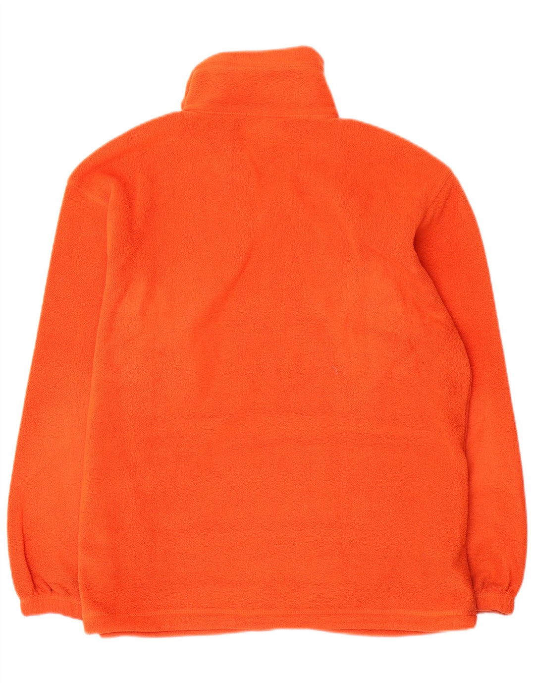 Asics Hombre Zip Neck Fleece Jumper Medio Naranja Poliéster