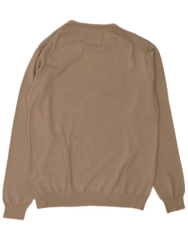 Guess Jersey con Cuello Barco para Hombre UK 44 XL Acrílico Beige