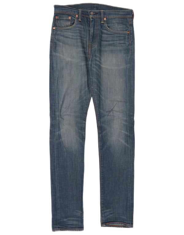 Levi's Hombre 522 Slim Tapered Jeans W30 L34 Algodón Azul