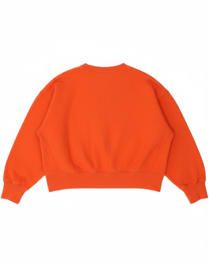 Nike - Sudadera corta extragrande para mujer, talla 14, algodón rojo mediano