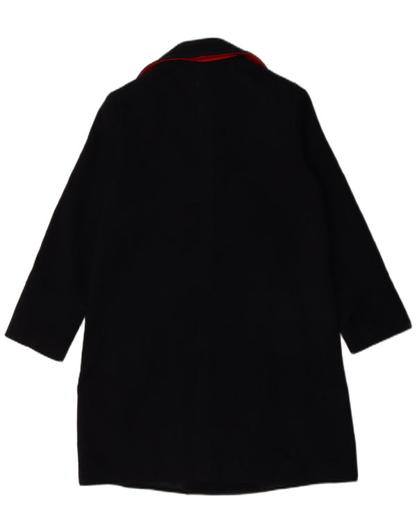 Topshop Abrigo extragrande con doble botonadura para mujer UK 6 XS Poliéster azul marino