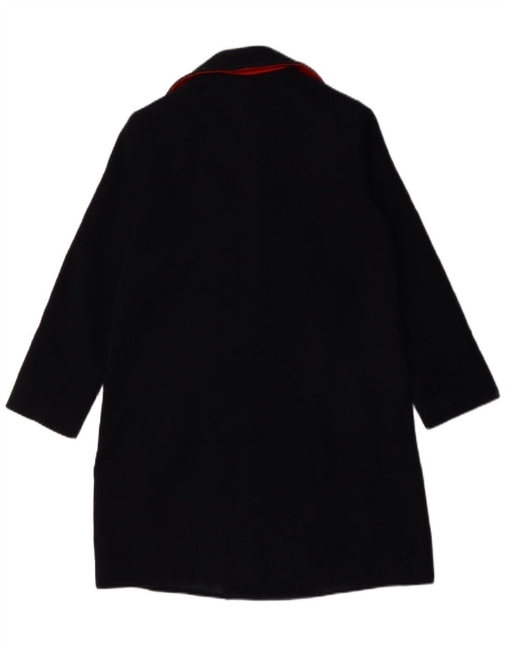 Topshop Abrigo extragrande con doble botonadura para mujer UK 6 XS Poliéster azul marino