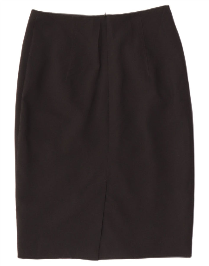 Marks & Spencer Falda lápiz para mujer UK 8 Small W28 Poliéster negro