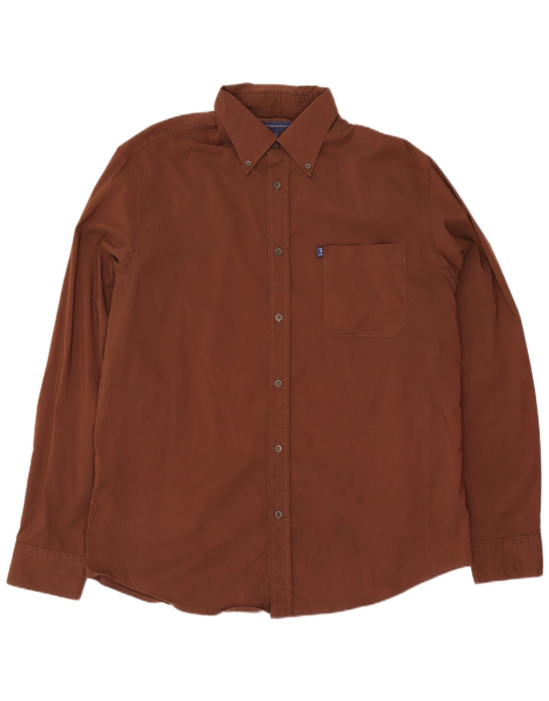 Camisa Trussardi Hombre XL Algodón Marrón