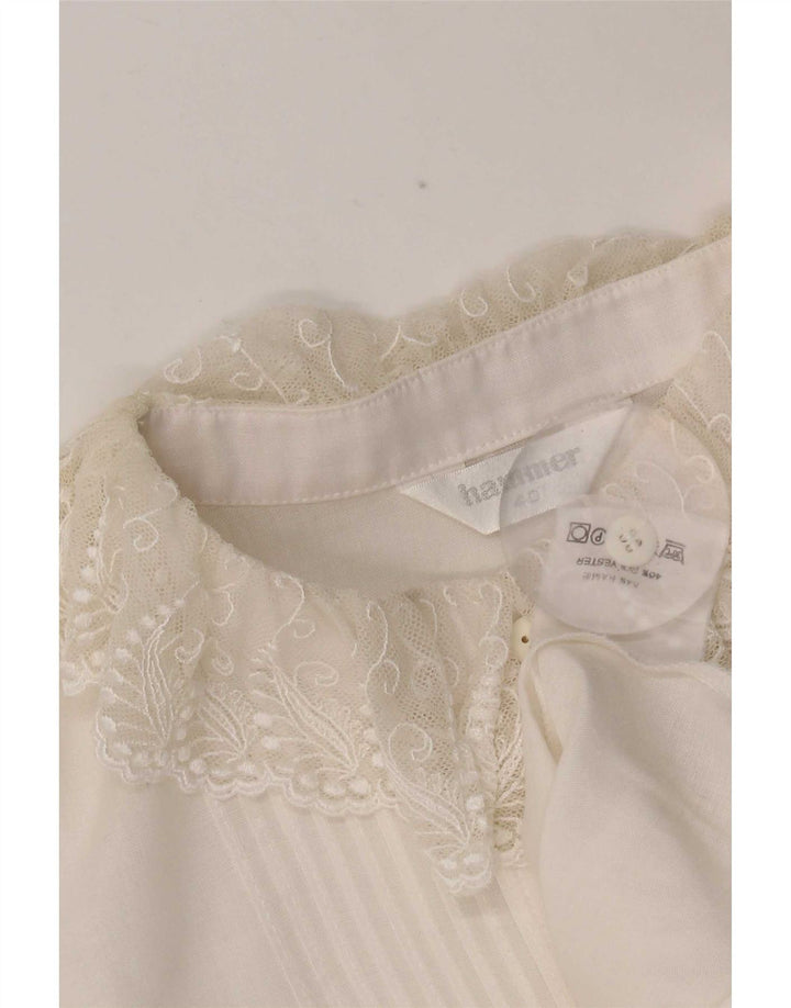 Blusa estilo camisa para mujer Hammer EU 40 Ramio blanco mediano
