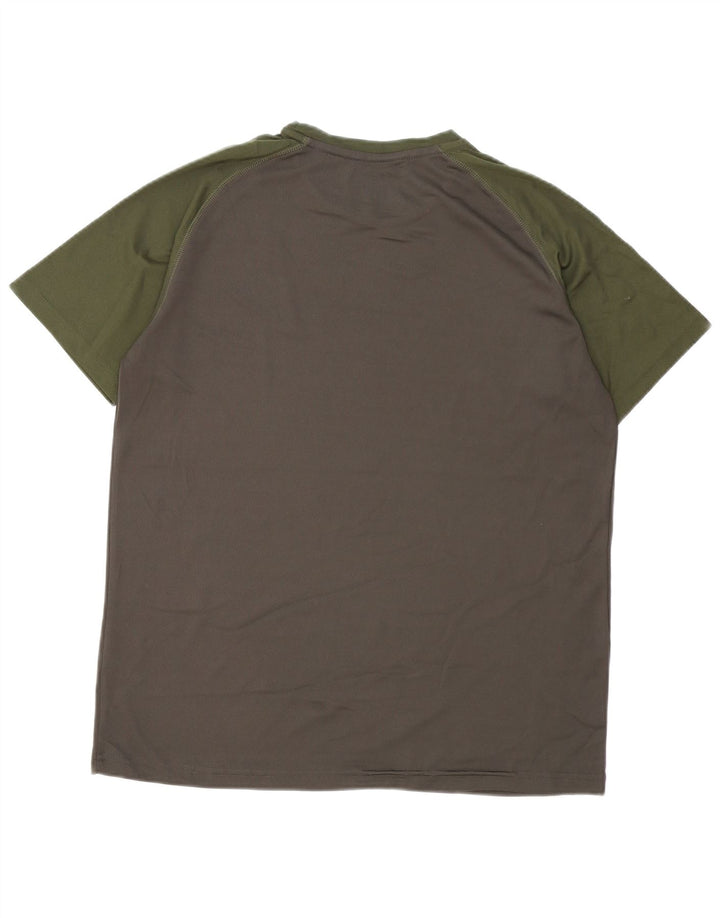 Camiseta para hombre Mountain Warehouse Top grande gris con bloques de color Poliéster