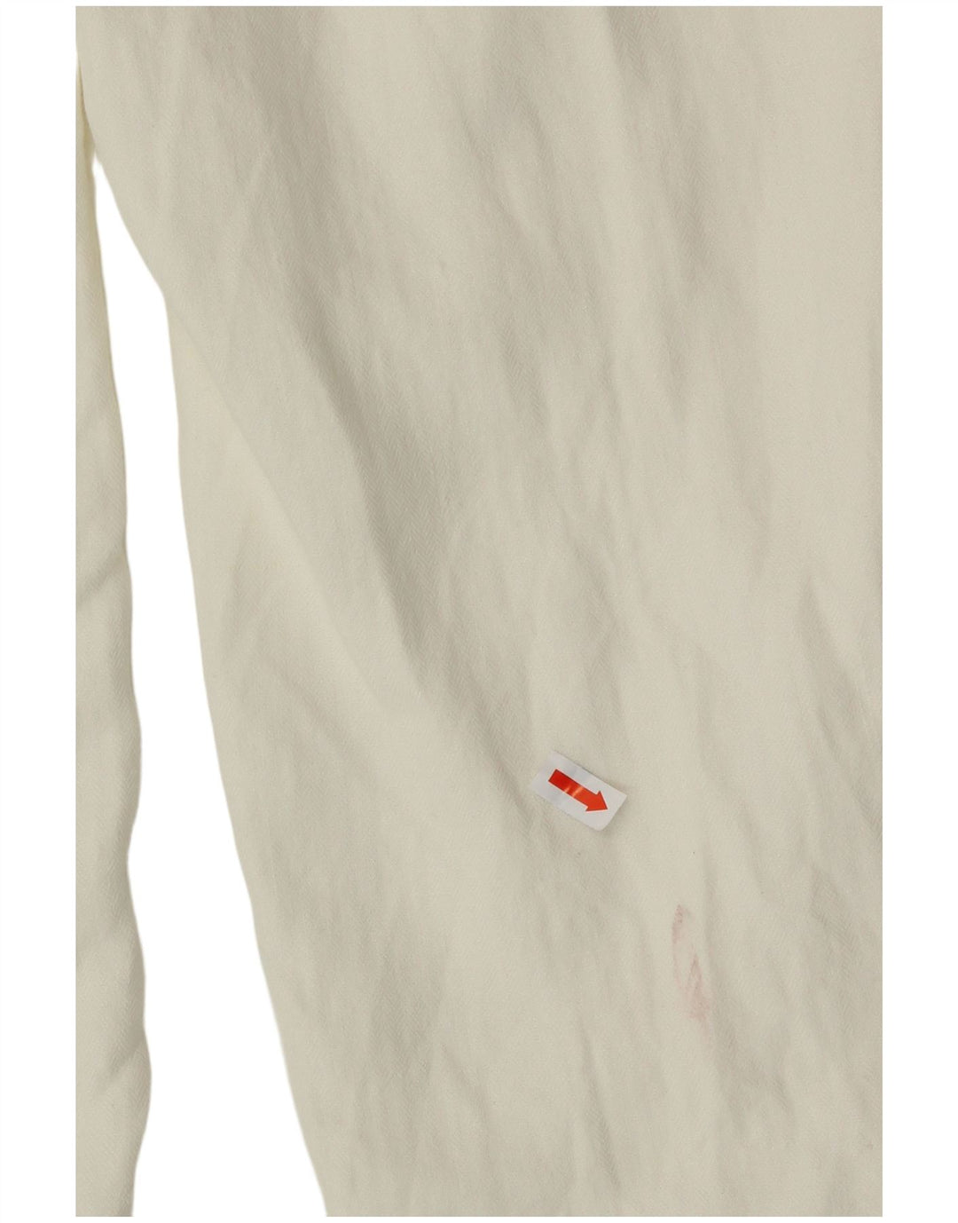 MASSIMO DUTTI Mens Slim Cropped Trousers EU 44 Large W34 L25 White