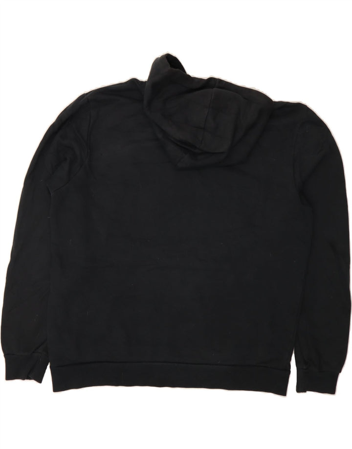 PUMA Mens Hoodie Jumper Large Black Cotton Vintage Puma and Second-Hand Puma from Messina Hembry 
