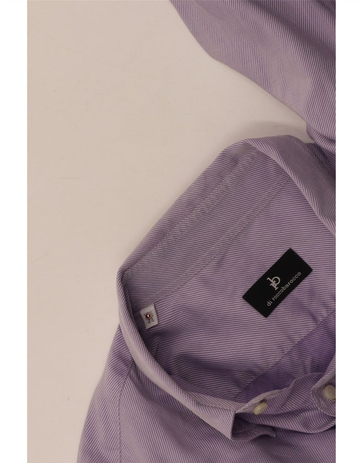 ROCCOBAROCCO Mens Shirt Size 44 XL Purple