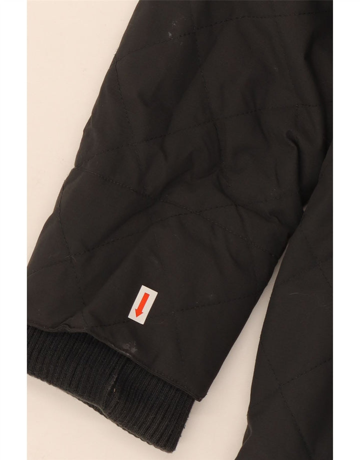 Superdry Chaqueta cortavientos con capucha para hombre, talla 40, nailon gris grande