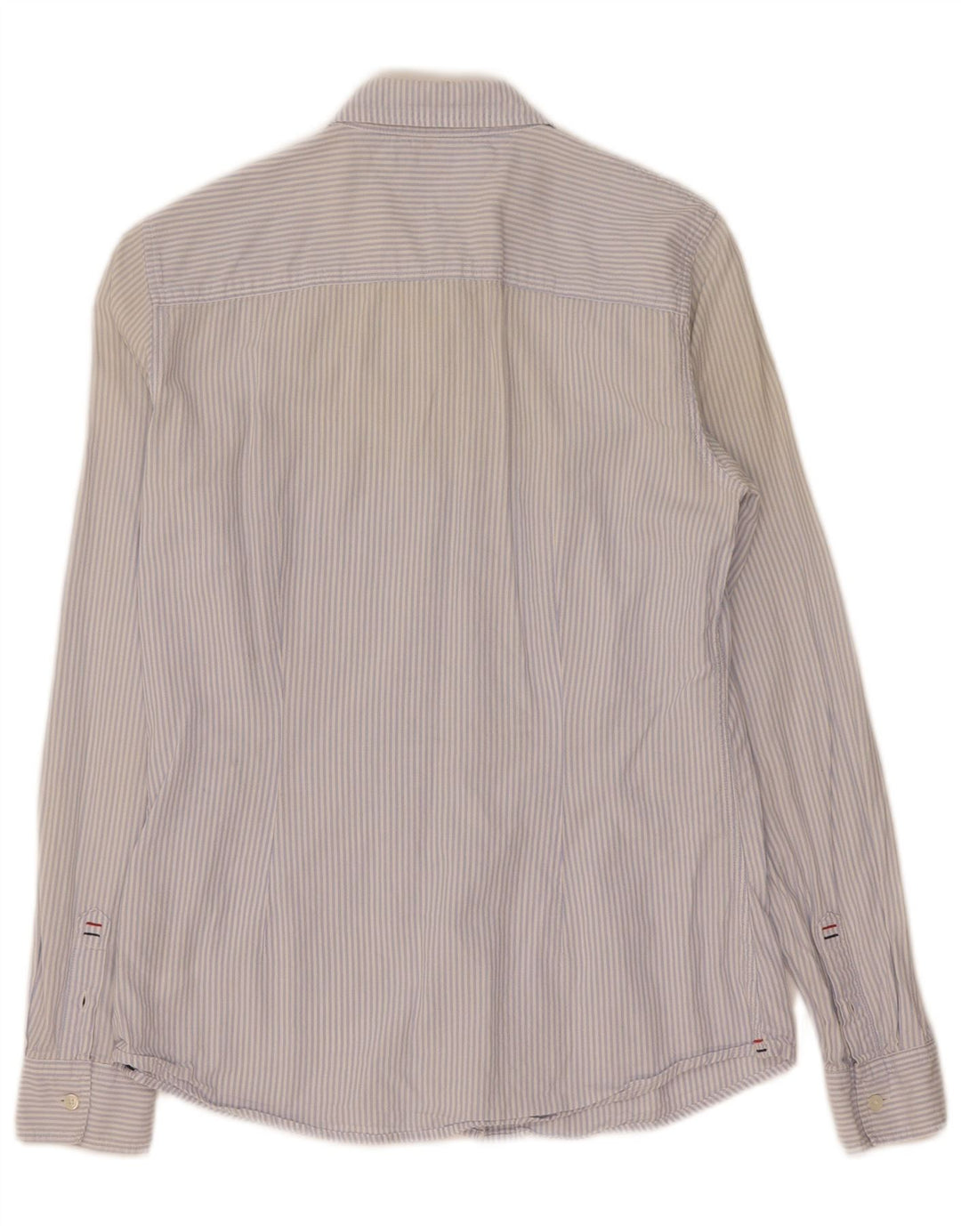 Tommy Hilfiger Camisa para mujer US 6 Algodón azul medio a rayas