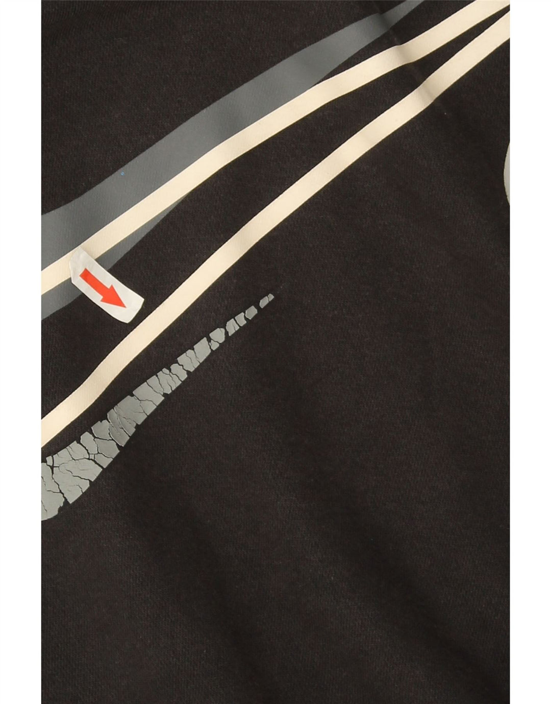 Nike - Sudadera con gráfico para hombre, talla pequeña, algodón negro