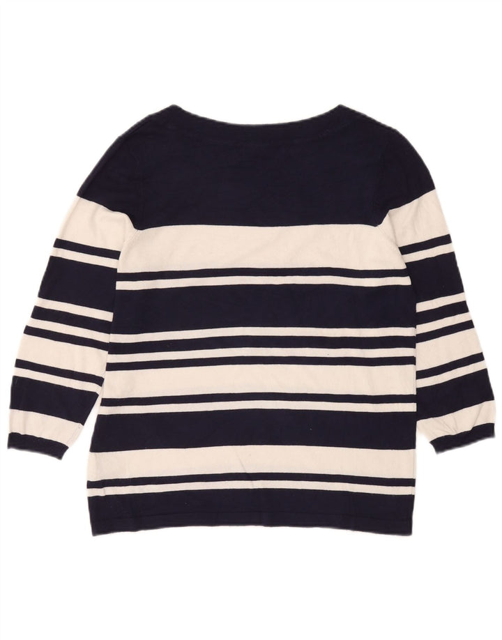 Marks & Spencer - Jersey de cuello redondo para mujer, talla 40, tamaño mediano, azul marino