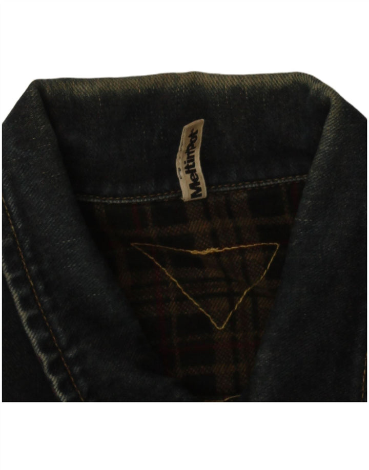 Meltin' Pot Chaqueta vaquera para hombre UK 36 Small Azul marino