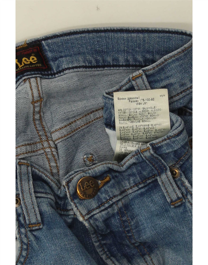 Vaqueros Lee Luke Slim para Mujer W33 L32 Algodón Azul