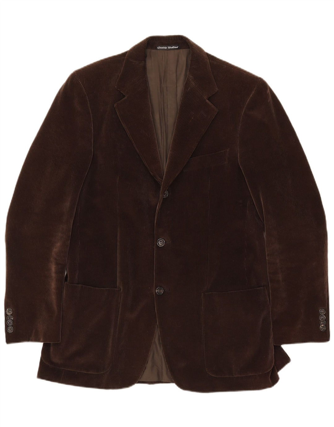Velluto Duca Visconti Chaqueta tipo blazer de 3 botones para hombre IT 48 Marrón medio