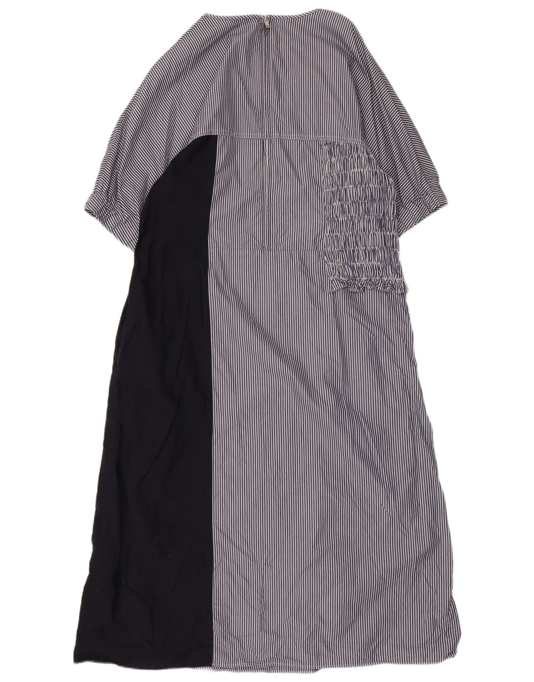 Vestido largo para mujer COS EU 44 XL Algodón a rayas azul marino