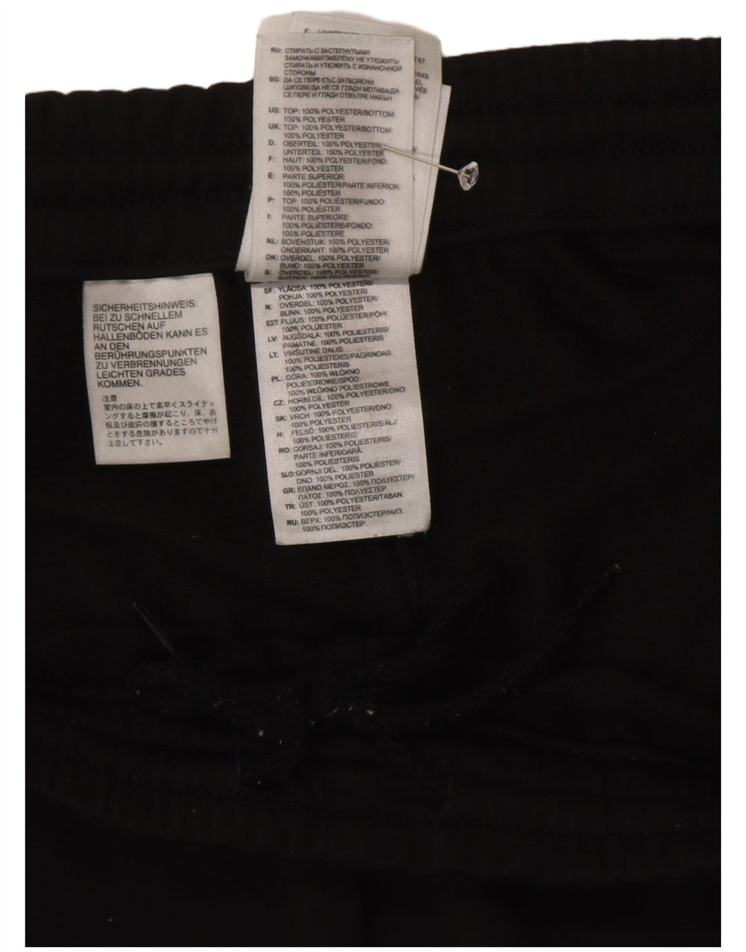 Pantalón De Chándal Adidas Hombre Grande Negro Poliéster