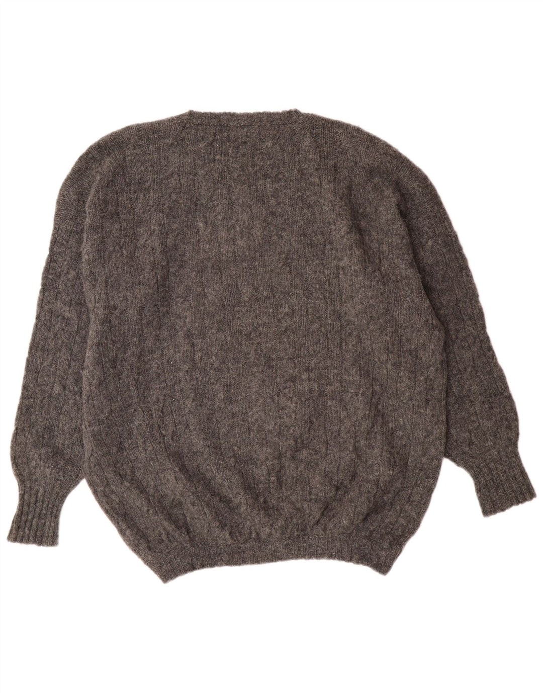 Drumohr Jersey De Cuello Redondo Para Hombre XL Lana Gris