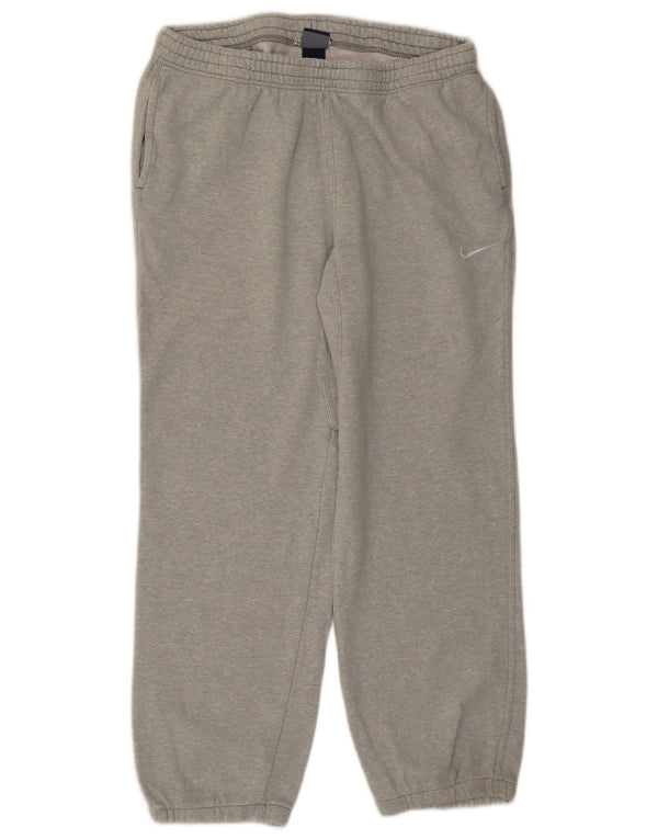 Nike - Pantalones de chándal para hombre, talla grande, algodón moteado gris