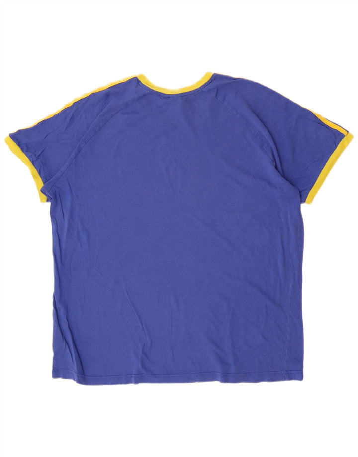 Adidas Camiseta Hombre Top 2XL Algodón Azul