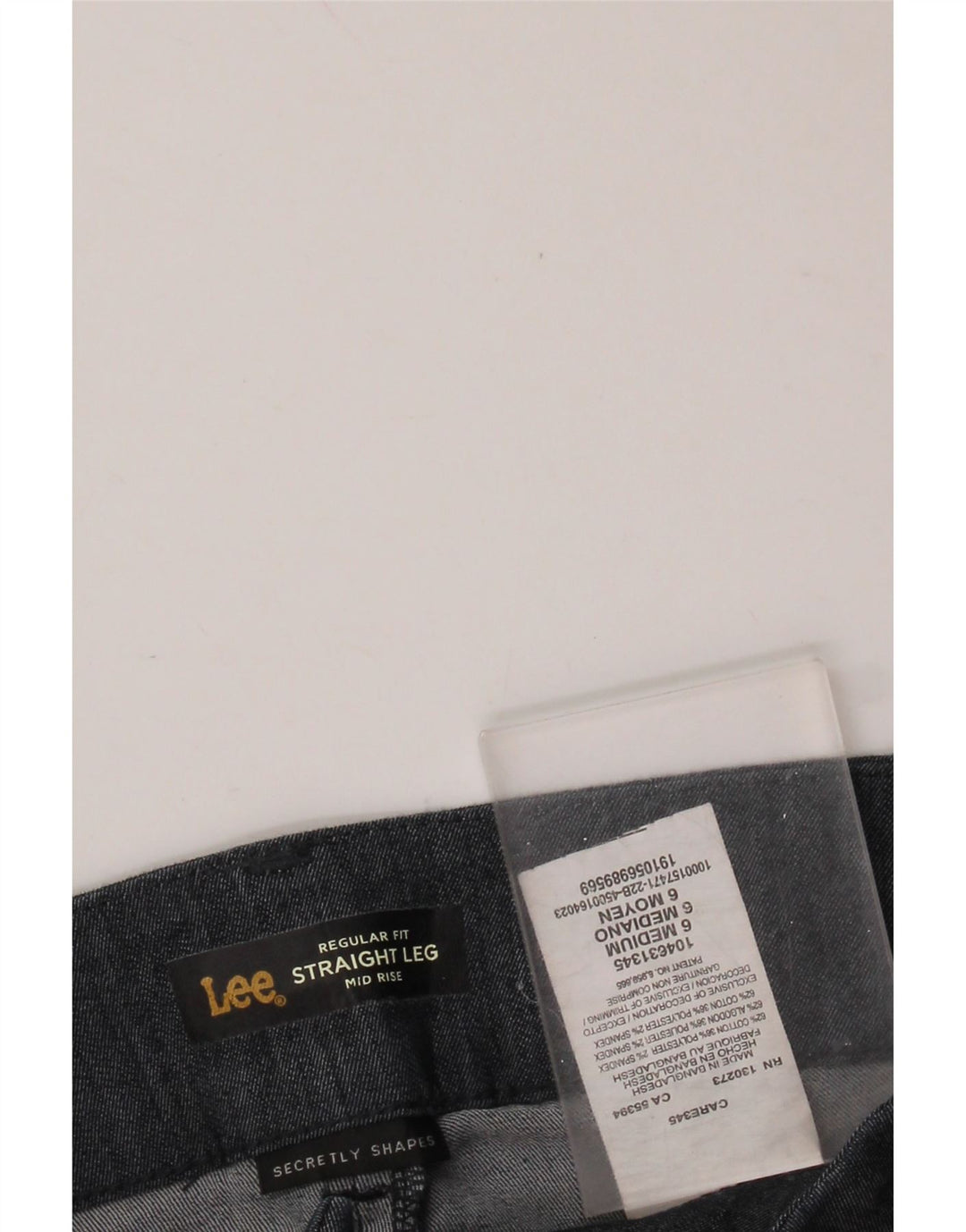 LEE Pantalones casuales de ajuste regular para mujer US 6 Medium W28 L31 Azul marino