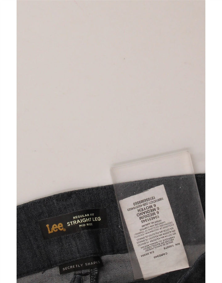 LEE Pantalones casuales de ajuste regular para mujer US 6 Medium W28 L31 Azul marino