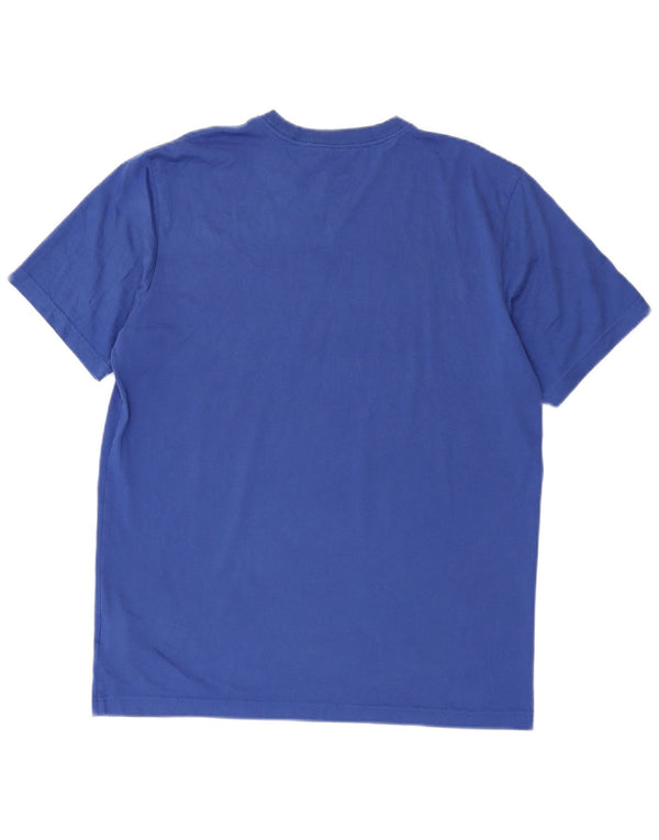 Nike Dri Fit Graphic Camiseta para hombre, talla grande, algodón azul