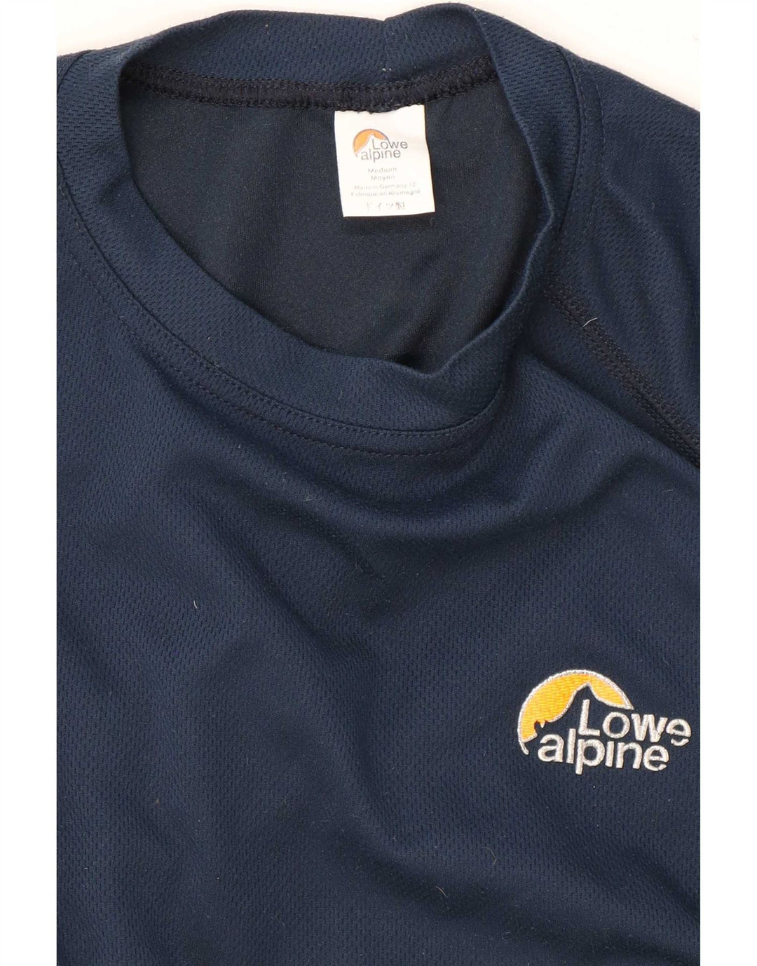 Camiseta Lowe Alpine Hombre Top Small Azul Marino Poliéster