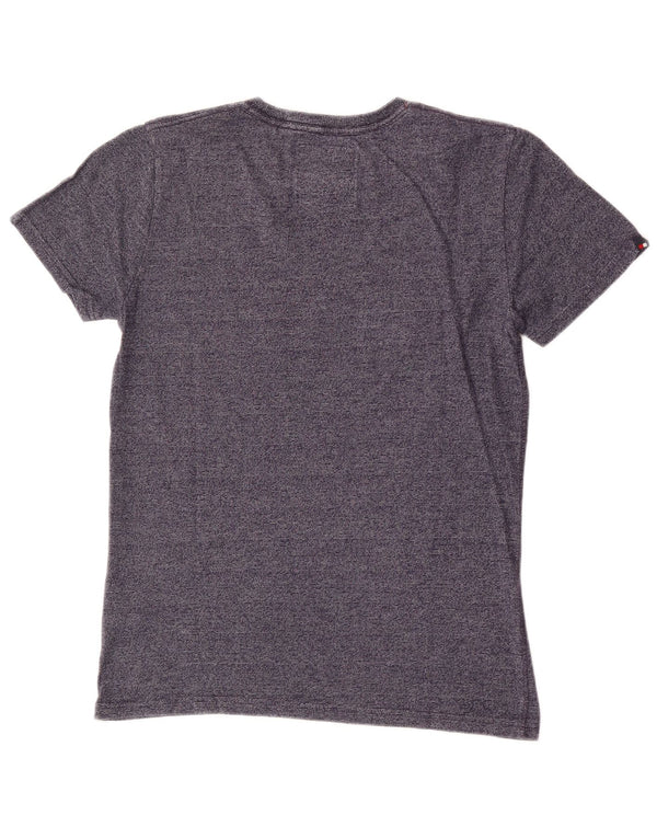 Superdry Hombre Camiseta Gráfica Top Small Azul Marino Algodón