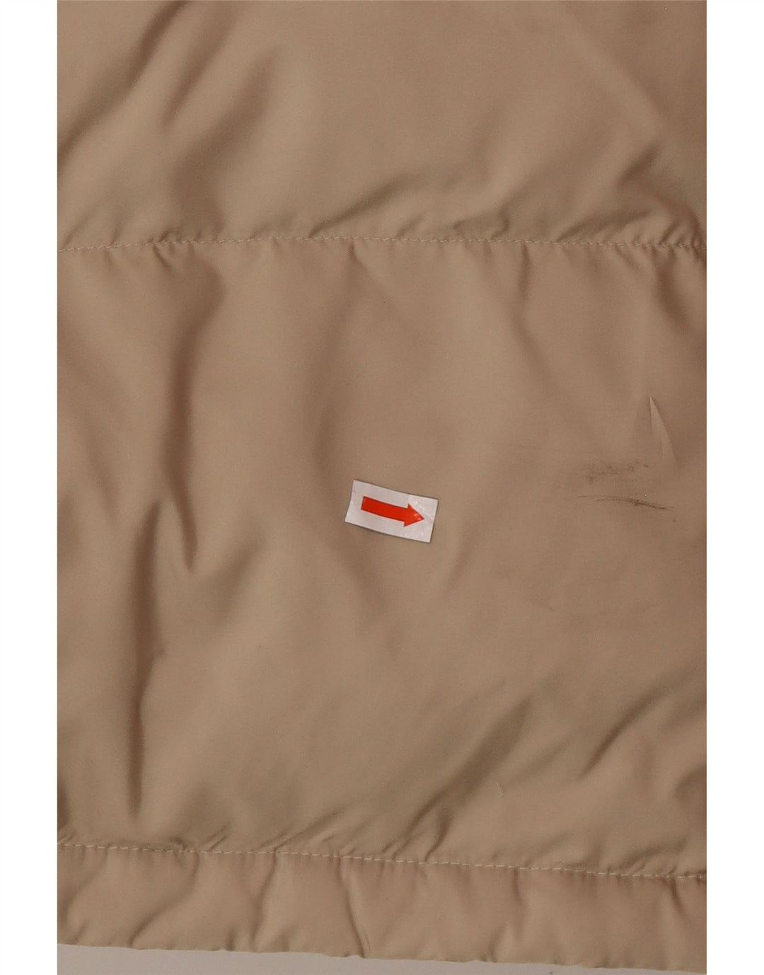 FILA Chaqueta acolchada con capucha para hombre UK 38 Poliéster beige medio