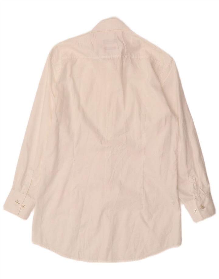 Camisa HUGO BOSS Slim Fit para hombre Talla 38 15 Algodón blanco mediano