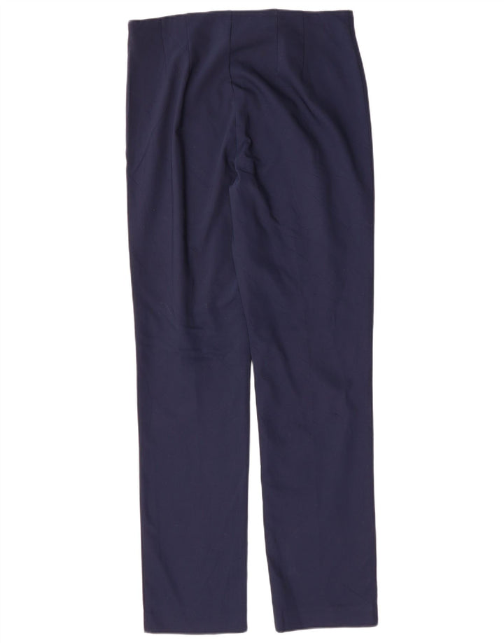 CHAPS Pantalones casuales rectos para mujer US 10 Large W32 L31 Azul marino