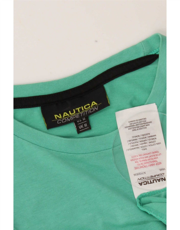 Nautica Camiseta gráfica para hombre Top Algodón verde medio