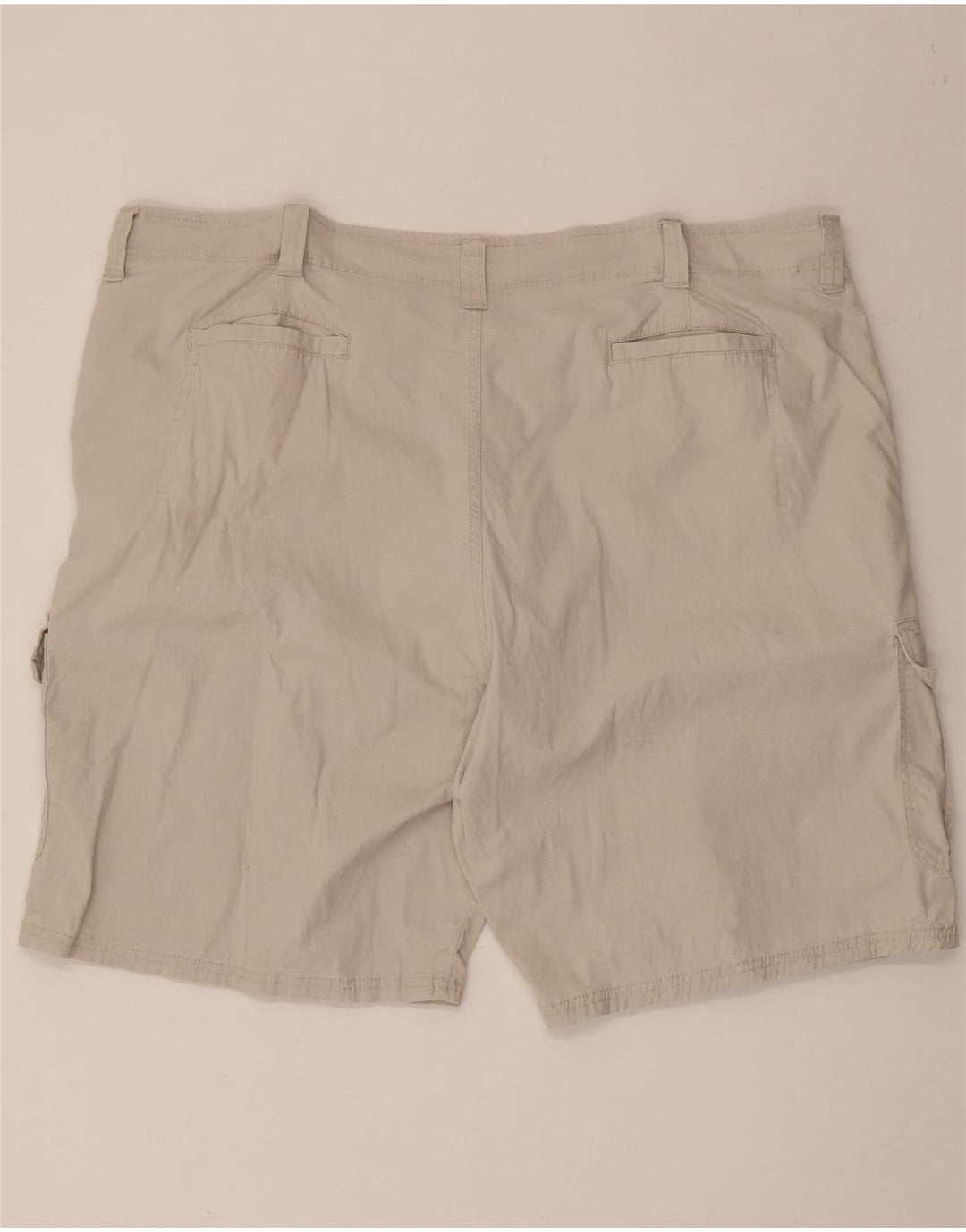 WRANGLER Pantalones cortos cargo para hombre W44 2XL Algodón beige