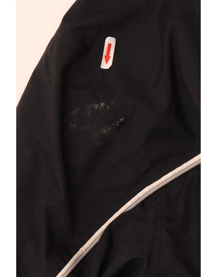 Nike - Chaqueta cortavientos con capucha para hombre, talla 42/44, poliéster negro grande