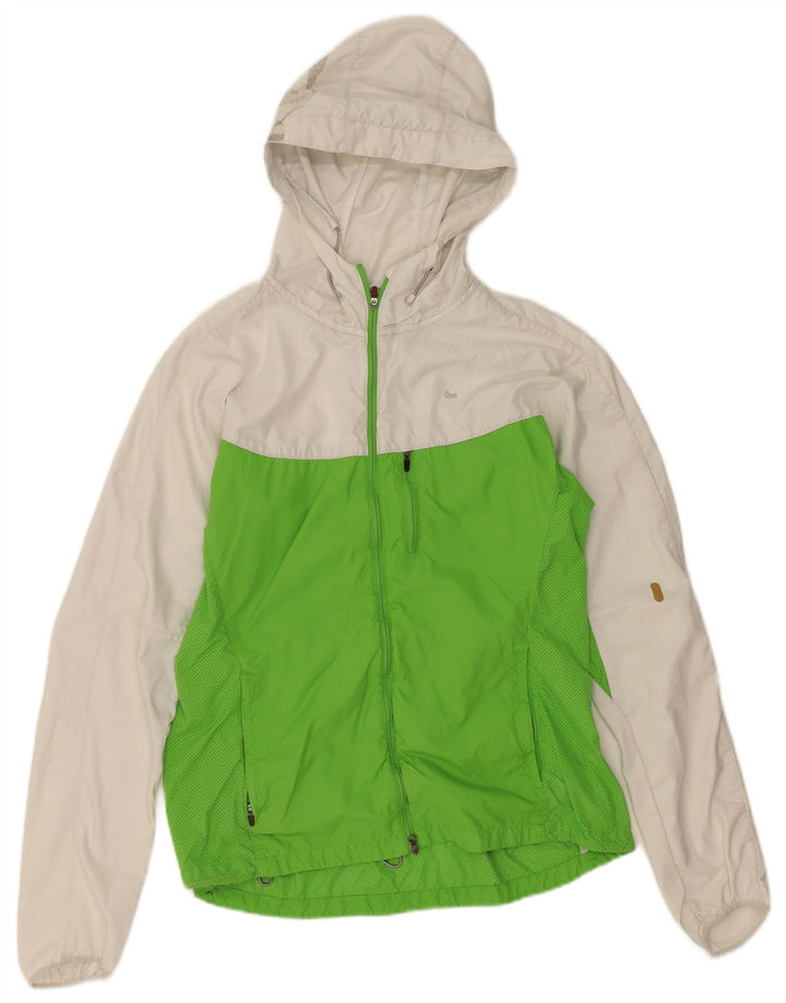 Nike - Chaqueta de chándal con capucha para mujer, talla M, color blanco