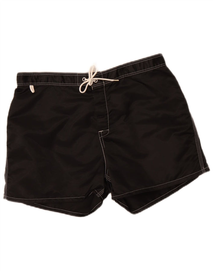 Sundek Bañador para hombre, talla grande, nailon negro