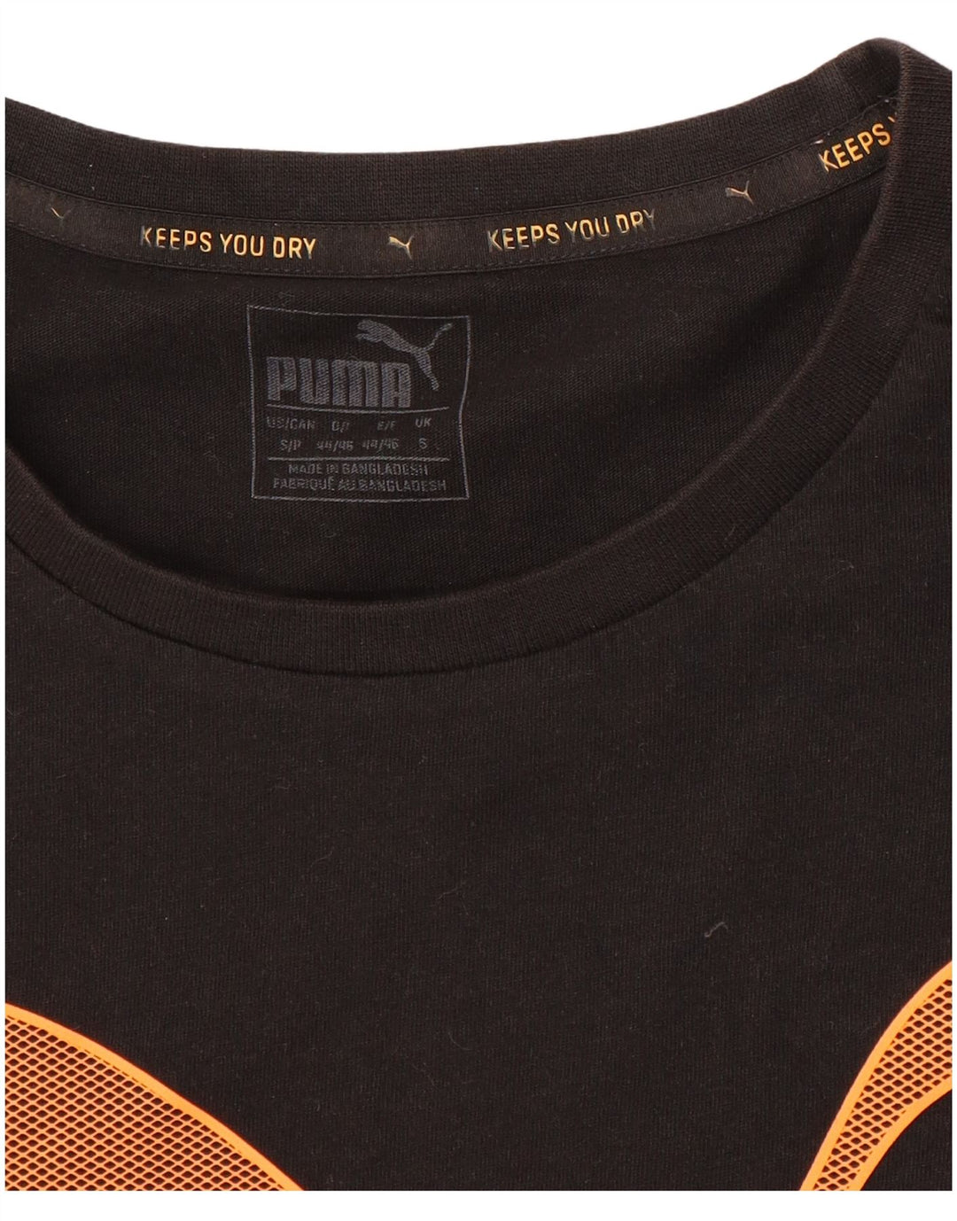 PUMA Camiseta gráfica para hombre Top Small Black