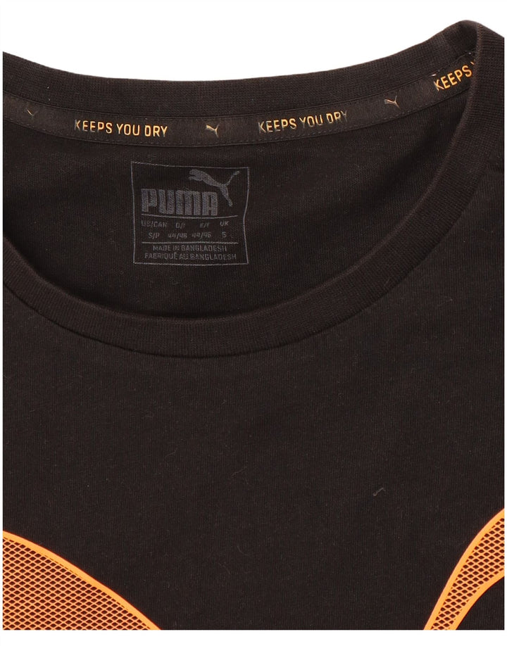 PUMA Camiseta gráfica para hombre Top Small Black