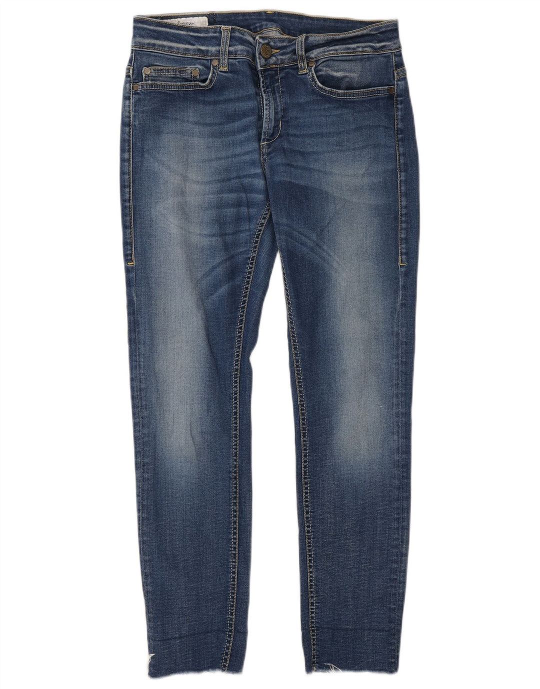 Vaqueros Dondup Mujer Slim W29 L27 Algodón Azul