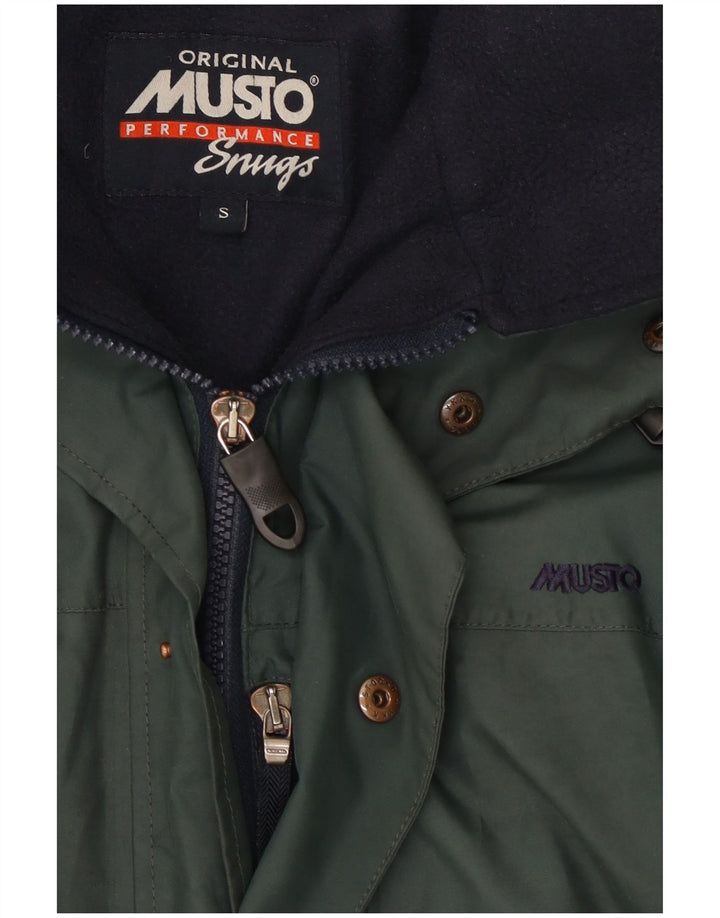 Musto Mens Performance Utility Jacket UK 36 Small Verde Poliéster