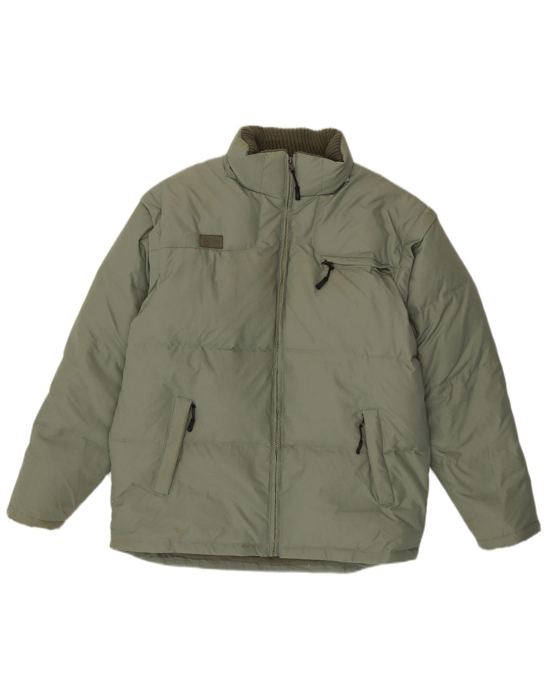 FILA Chaqueta acolchada para hombre UK 40 Large Poliamida verde